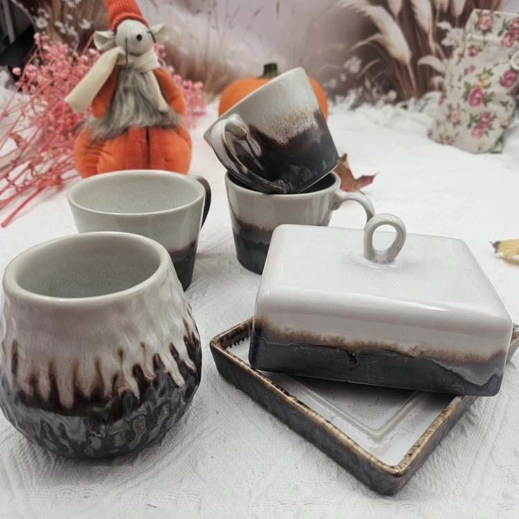 Kubek Hanny Dolomit Lawa Kera 280 ml pięknie się prezentuje Kera Ceramika solidny czekoladowy kubek - cała kolekcja Dolomit Lawa