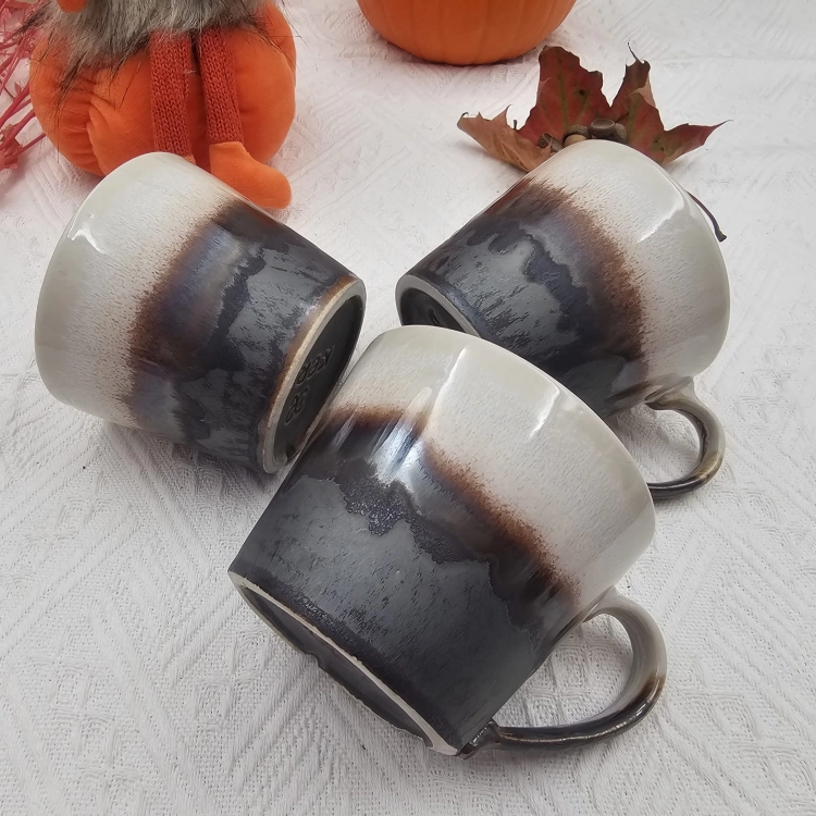Kubek Hanny Dolomit Lawa Kera 280 ml pięknie się prezentuje Kera Ceramika solidny czekoladowy kubek