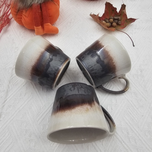 Kubek Hanny Dolomit Lawa Kera 280 ml pięknie się prezentuje Kera Ceramika solidny czekoladowy kubek