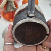 Kubek Hanny Dolomit Lawa Kera 280 ml nieidealny pięknie się prezentuje Kera Ceramika solidny czekoladowy kubek