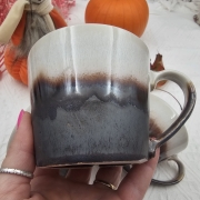 Kubek Hanny Dolomit Lawa Kera 280 ml nieidealny pięknie się prezentuje Kera Ceramika solidny czekoladowy kubek
